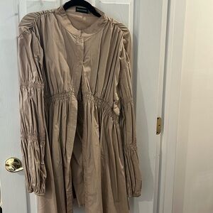 NWOT puff sleeve mini dress/shirt